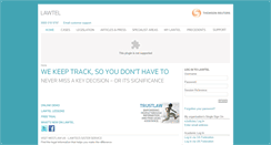 Desktop Screenshot of lawtel.com