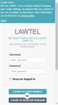 Mobile Screenshot of lawtel.com
